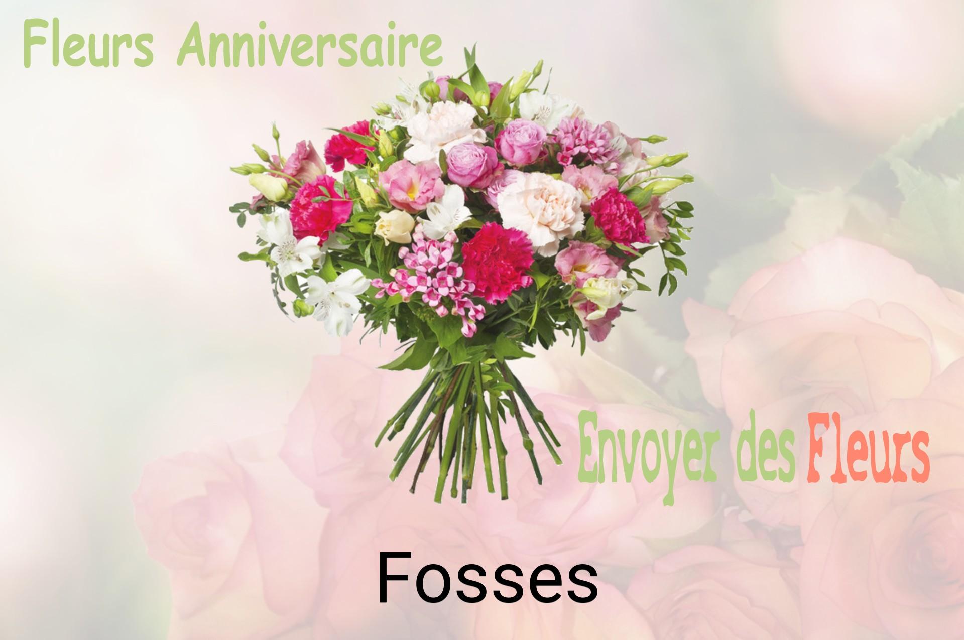 Bouquet de fleurs d’anniversaire livré à Fosses